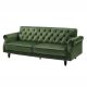 Canapele - Canapea extensibila, Catifea Vogue verde muschi, Maison Belle Affaire 220cm