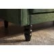 Canapele - Canapea extensibila, Catifea Vogue verde muschi, Maison Belle Affaire 220cm