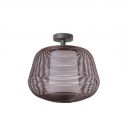 Lustra aplicata iluminat exterior decorativ IP54 NARA S maro rustic