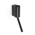Aplica LED ambientala cu reader directionabil DANTE negru 5W/3W 2700K