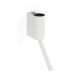 Aplica LED ambientala cu reader directionabil DANTE alba 5W/3W 2700K