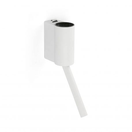 Aplice, corpuri de iluminat pentru pereti - Aplica LED ambientala cu reader directionabil DANTE alba 5W/3W 2700K