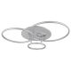 Lustre aplicate - Lustra LED aplicata design circular INVERTINA argintie
