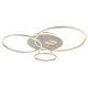 Lustre aplicate - Lustra LED aplicata design circular INVERTINA argintie