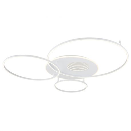 Lustre aplicate - Lustra LED aplicata design circular INVERTINA alb