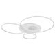Lustre aplicate - Lustra LED aplicata design circular INVERTINA alb