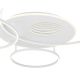 Lustre aplicate - Lustra LED aplicata design circular INVERTINA alb