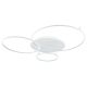 Lustre aplicate - Lustra LED aplicata design circular INVERTINA alb