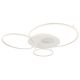 Lustre aplicate - Lustra LED aplicata design circular INVERTINA alb