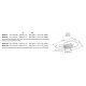 Lustre aplicate - Lustra LED aplicata design circular INVERTINA alb