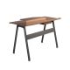 Birouri - Birou modern din lemn furniruit si fibra de sticla Walnut