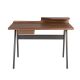 Birouri - Birou modern din lemn furniruit si fibra de sticla Walnut