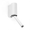 Aplica LED cu reader directionabil DANTE alba 3W 2700K