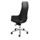 Scaune Birou cu role - Scaun de birou modern piele sintetica Black
