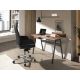Scaune Birou cu role - Scaun de birou modern piele sintetica Black