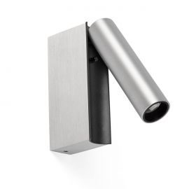 Aplice, corpuri de iluminat pentru pereti - Aplica cu reader LED directionabil stil minimalist CRONOS aluminiu
