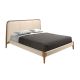 Paturi - Pat dublu tapitat design LUX Cream 180x200cm