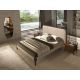 Paturi - Pat dublu tapitat design LUX Cream 180x200cm