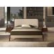 Noptiere - Noptiera LUX din lemn furniruit Walnut