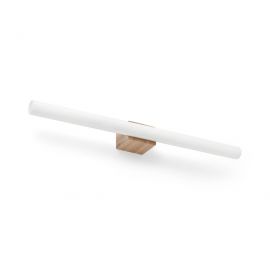 Iluminat pentru baie - Aplica LED pentru baie IP44 CALMA 7W lemn/opal