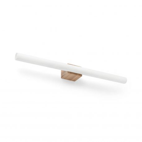 Iluminat pentru baie - Aplica LED pentru baie IP44 CALMA 7W lemn/opal