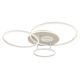 Lustre aplicate - Lustra LED aplicata design circular cu telecomanda INVERTINA alb/ nisip