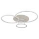 Lustre aplicate - Lustra LED aplicata design circular cu telecomanda INVERTINA alb/ nisip