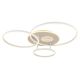 Lustre aplicate - Lustra LED aplicata design circular cu telecomanda INVERTINA alb/ nisip