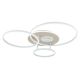 Lustre aplicate - Lustra LED aplicata design circular cu telecomanda INVERTINA alb/ nisip