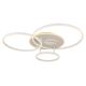Lustre aplicate - Lustra LED aplicata design circular cu telecomanda INVERTINA alb/ nisip