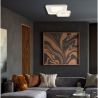 Plafoniera LED CCT cu telecomanda MOSAIKO