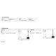 Lustre cu ventilator - Ventilator aplicat tavan cu telecomanda WEAVER M Black/walnut
