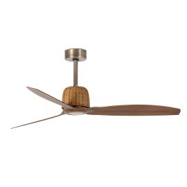 Ventilator aplicat tavan cu telecomanda WEAVER M Old gold/walnut