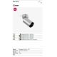 Aplice cu Spot - Aplica perete sau tavan cu spot directionabil Stan, aluminiu/negru