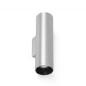 Aplica perete ambientala design modern STAN 2L aluminiu/negru