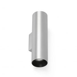 Aplice, corpuri de iluminat pentru pereti - Aplica perete ambientala design modern STAN 2L aluminiu/negru
