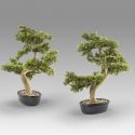 Set de 2 Plante artificiale, Bankan BONSAI 75cm