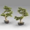 Set de 2 Plante artificiale, Bankan BONSAI 75cm