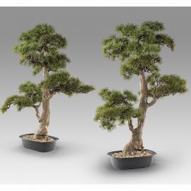 Aranjamente florale LUX - Set de 2 Plante artificiale, Chokkan BONSAI 83cm