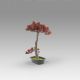 Aranjamente florale LUX - Planta artificiala, Bunjin-hi BONSAI 45cm