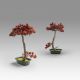 Aranjamente florale LUX - Set de 2 Plante artificiale, Bunjin-hi BONSAI 45cm