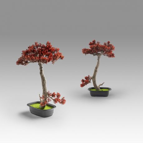 Aranjamente florale LUX - Set de 2 Plante artificiale, Bunjin-hi BONSAI 45cm