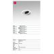 Iluminat pentru baie - Spot LED incastrat directionabil IP44 KIVI alb 5W 2700K