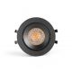 Spot LED incastrat directionabil IP44 KIVI negru 5W 2700K