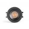 Spot LED incastrat directionabil IP44 KIVI negru 5W 2700K