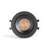 Spot LED incastrat directionabil IP44 KIVI negru 7W 2700K