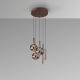 Pendule, Lustre suspendate - Lustra cu 5 pendule LED suspendate Sapore