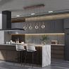 Lustra cu 7 pendule LED suspendate Sapore