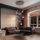 Lustra cu 18 pendule LED suspendate Sapore