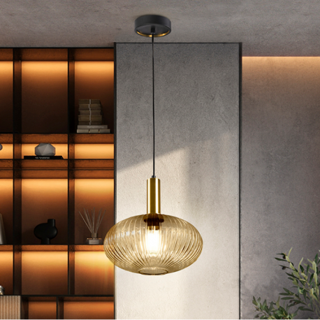 Pendule, Lustre suspendate - Lustra/ Pendul design modern Norma 30cm